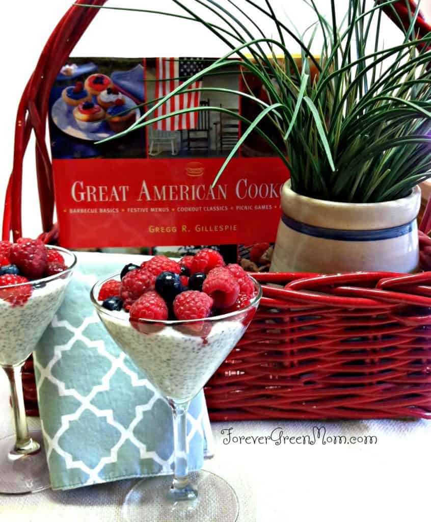 Chia Seed Pudding Recipe for the 4th of July