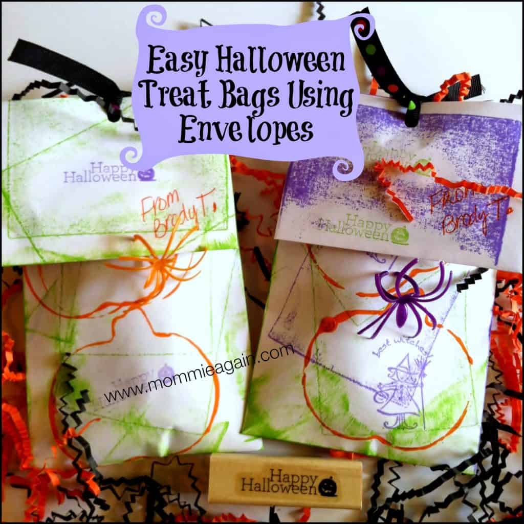 Easy Halloween Treat Bag for Preschoolers & Toddlers