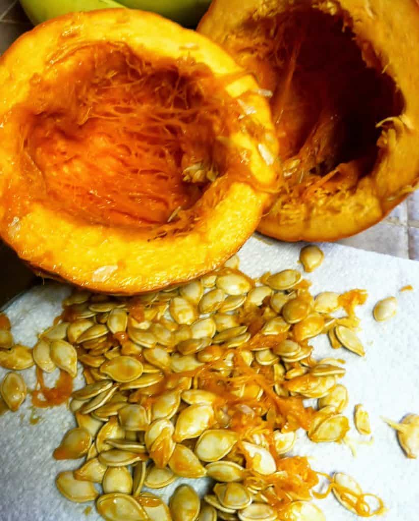 Pumpkin with seeds Pumpkin with seeds