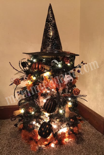 DIY Halloween Sparkly Tree