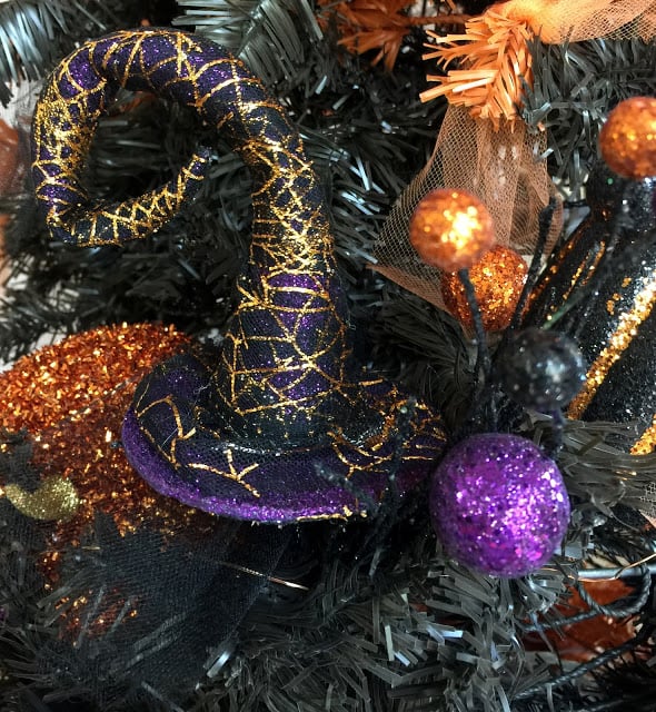 DIY Halloween Sparkly Tree
