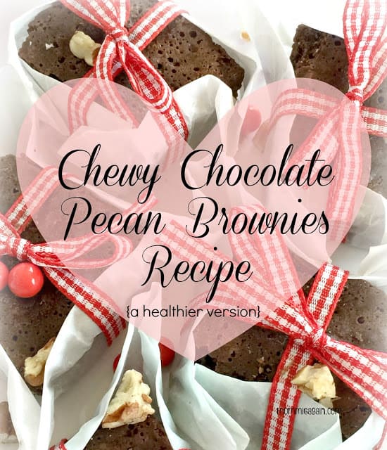 Chewy Chocolate Pecan Brownies {A Healthier Version} Chewy Chocolate Pecan Brownies {A Healthier Version}