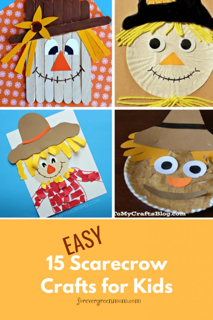 15 EASY Scarecrow Crafts for Kids