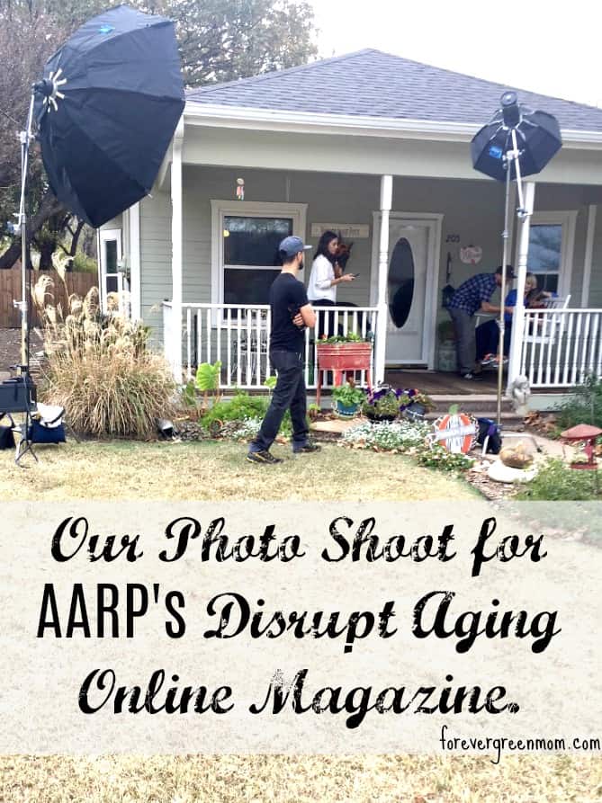 AARP Photo Shoot for Disrupt Aging Online Magazine