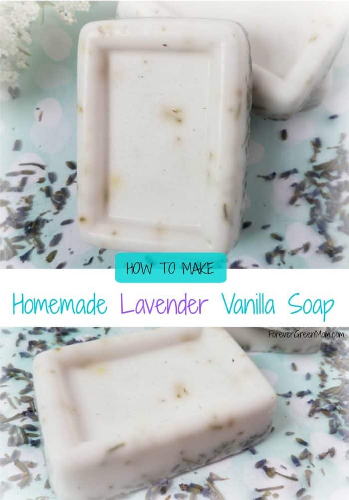 Homemade Lavender Vanilla Soap