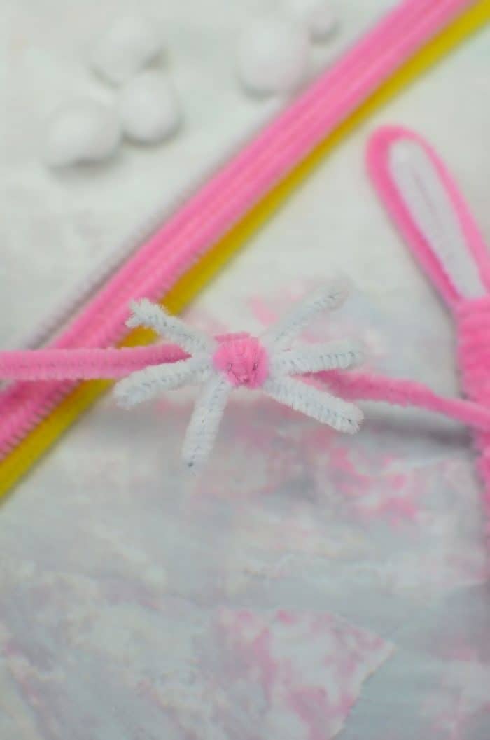DIY Pipe Cleaner Popsicle Stick BUNNY