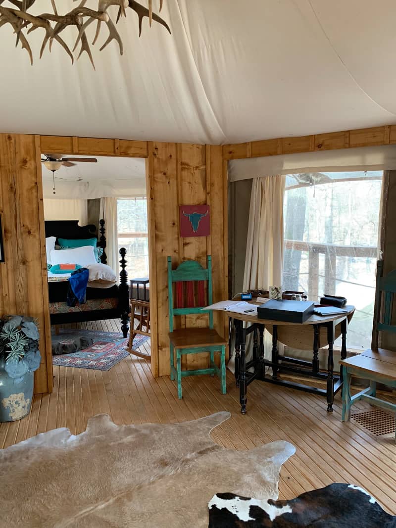 Glamping North Texas in Winter
