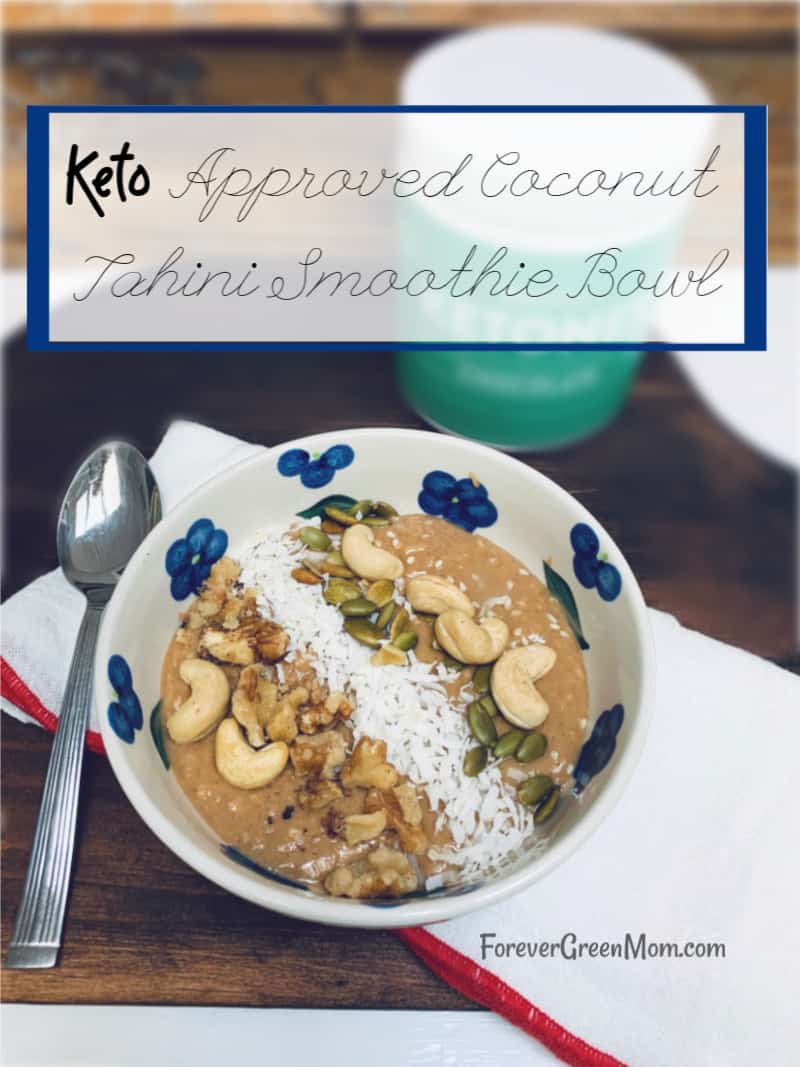 Keto Coconut Tahini Smoothie Bowl Recipe