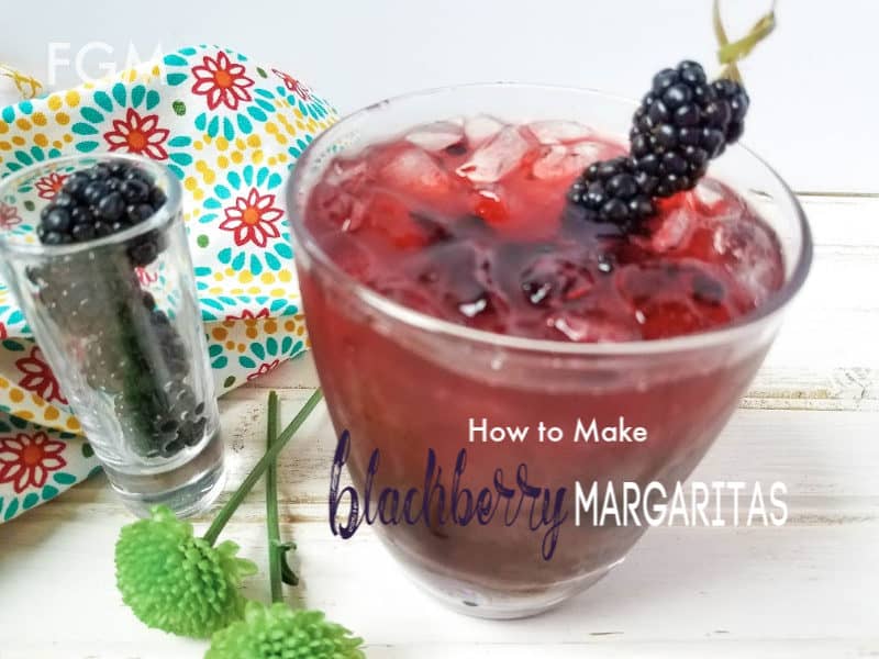 How to make Blackberry Margaritas with alcohol