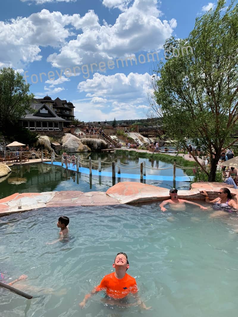 Pagosa Springs natural hot springs