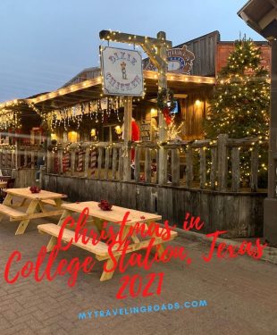 Christmas in College Station Texas 2021 Dixie Chicken
